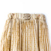 C2354 Codco  SKIN Golden Prnted Skirt