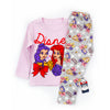 C2407 Disney Princess China Pink&Grey Suit