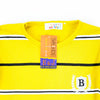 C2419 B&J "B" Yellow With Black&White Strip T-Shirt