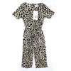 C2309 Zr skin cheeta print jump suit