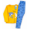 C2395 Puppyteer Baby china Yellow&BLue Suit