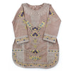 C2404 Girls Embroidered Brown Kurta Pajama