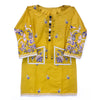 C2405 Girls Embroidered Mustard Kurta Pajama