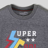 C1222 MM SUPER COOL DUDE GREY SWEAT SHIRT