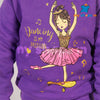 C2295 ZR Pruple Dancing IS my Passion Fleece Track suit