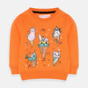 C2040 Mnt ORANGE TERRY Ice Creeam sweat Shirt