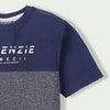 C1446 MCK ZE Sports Wear Blue with Grey T-Shirt