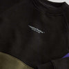 C2305 ZR Happy Positive Panel Black Sweatshirt