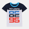 C1662 CCL No Limits 95 T-Shirt with Wood Packer Soft S.Blue 5-Pocket Shorts