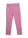 C1021 OM Elastic Waist Shine Pink Jegging