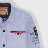 C1098 R-Clt Sky M-Blue Casual Designer Shirt