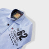 C1098 R-Clt Sky M-Blue Casual Designer Shirt