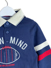 C1161 OKA Open Mind Rich Blue Sweat Polo