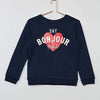 C1170 KC Bonjour Black Sweatshirt