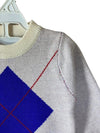 C1196  HANSHU WHITE+BLEU Sweater