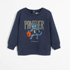 C1205 MG Panther Player Blue Sweat Shirt