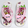 C1407 WATER FISH Happy Doll Back Light Pink Flip Flop