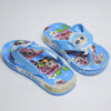 C1409 WATER FISH Happy Doll Back Light Blue Flip Flop