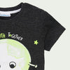 C1534 CUTE Let Us Guard the Earth Together Dark Grey T-Shirt