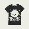 C1534 CUTE Let Us Guard the Earth Together Dark Grey T-Shirt