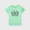 C1732 WEEPE Its All Sunshine P.Green T-Shirt