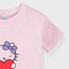 C1733 WEEPE Minnie Heart Pink T-Shirt