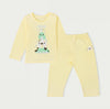 C1776 F&B Soft Cotton Yellow 2-Pcs Night Suit