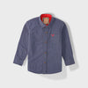 C1831 R-CUL Black with Blue/Red Dots Shirt