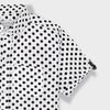 C1837 ZR White with Black Dots Shirt