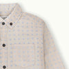 C1841 ZR Skin with White & S.Blue Dots Shirt