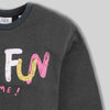 C1954 ZR It's Fun Black Sweat Shirt