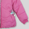 C1991 Pink Clouer With Flower Hooded Puffer Jacket