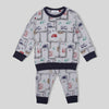 C2010 Lft Kids Light Gray Clouer Trafic  2-Pcs Suit