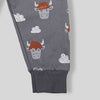 C2011 Lft Kids Gray Clouer Bull 2-Pcs Suit