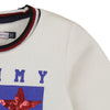 C2078 Tm Off White Star  Fleece Sweat Shirt