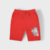 C2165 Lft Kids Red Unicorn Short