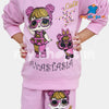 C2279 ZR Pink Cute Anastasia Doll  Fleece Track suit