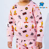 C2289 FRH  Looney Tunes Pink  Fleece Track suit