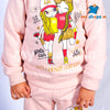 C2297  ZR Light Peach Sister Good Vibe Zone  Fleece Track suit