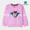 C2301 Hm PINK Star Heart  Fleece Sweart Shirt