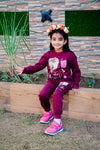 C2253 ZR Maroon Back To School Fleece Track Suit (Free Delivery)