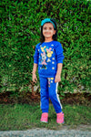 C2252 ZR Royal Blue Mickey Mouse Fleece Track Suit  ( Free Delivery )