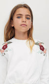 C1354 MN G Pursuit of Princess White Sweat Shirt