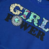 C2273 Hm Blue Girl Power  Fleece Sweart Shirt