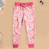 C1968 P-VLVT Happy Butterfly No Pocket  Pink Trouser