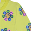 C1153 TXY Sunflower Yellow Zipper  Sweater