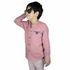 C1284 RC Cool Cotton T-Pink Ban Collar Casual Shirt