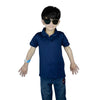 C1396 USPA Interlock Royal Blue Without Button T-Shirt