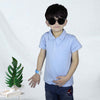 C1397 USPA Interlock Sky Blue Without Button T-Shirt