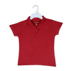 C1398 USPA Interlock Red Without Button T-Shirt